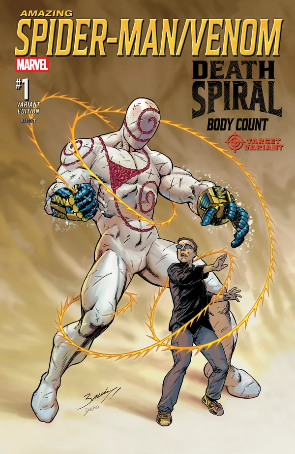 Amazing Spider-Man/Venom: Death Spiral - Body Count: Mark Bagley Classified Target Variant #1 - Cover 2